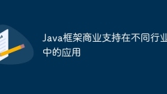다양한 산업 분야의 Java 프레임워크 상용 지원 적용