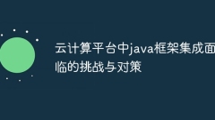 クラウドコンピューティングプラットフォームにおけるJavaフレームワーク統合が直面する課題と対策