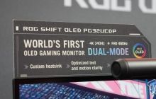 号称“全球首款双模游戏显示器”，华硕展示 PG32UCDP：可切换 4K 240Hz / 1080p 480Hz