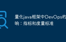 量化java框架中DevOps的影响:指标和度量标准