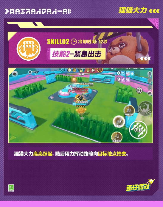 蛋仔派对超燃竞技场狸猫大力怎么样 蛋仔派对超燃竞技场狸猫大力一览