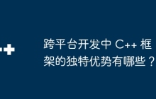 跨平台开发中 C++ 框架的独特优势有哪些？
