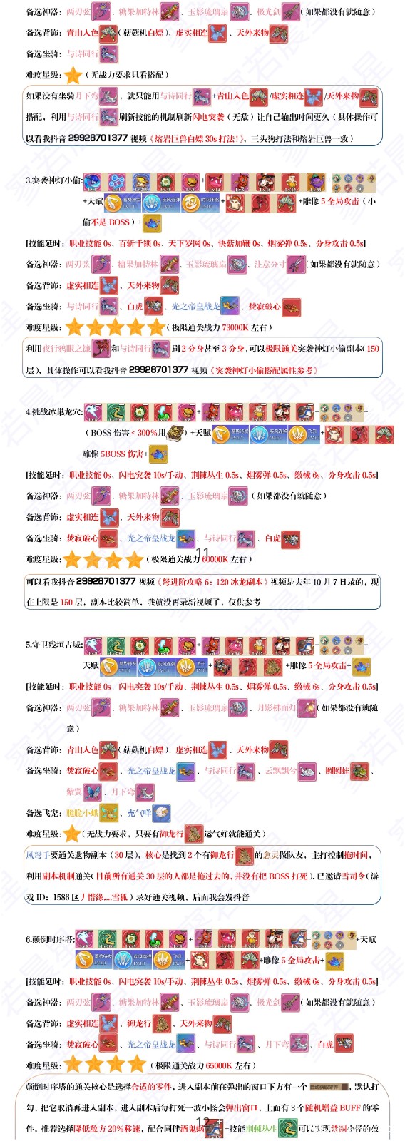 《冒险大作战》寥若星辰弩手胎教型完整攻略大全