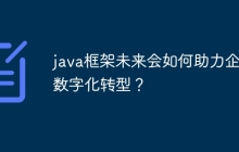 java框架未来会如何助力企业数字化转型?