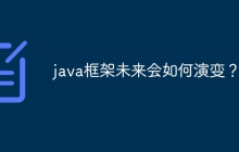 java框架未来会如何演变？