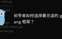 初学者如何选择最合适的 golang 框架?