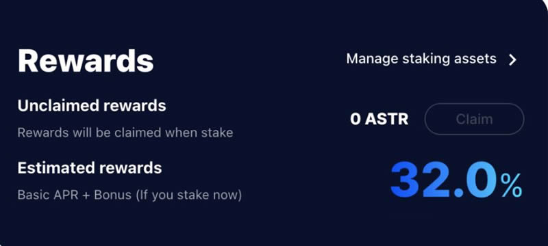 Astar质押原理、收益拆解、空投项目及策略 & 操作保姆级攻略