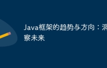 Java框架的趋势与方向：洞察未来