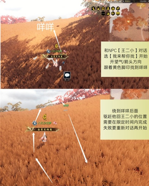 《逆水寒》枫语山地图探索攻略