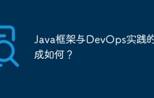 Java框架与DevOps实践的集成如何?