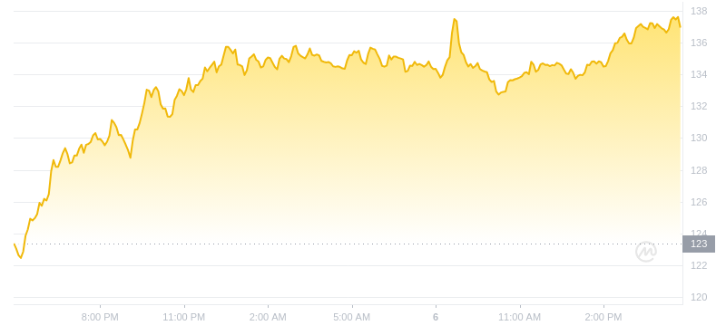 2024年07月06日索尔币价格