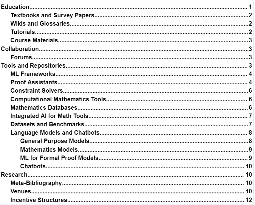 陶哲轩力荐、亲自把关:AI for Math照这个清单学就对了
