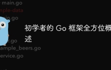初学者的 Go 框架全方位概述