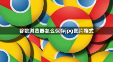 谷歌浏览器怎么保存jpg图片格式