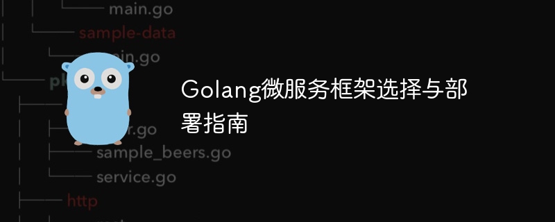 Golang微服务框架选择与部署指南
