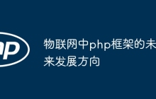物联网中php框架的未来发展方向