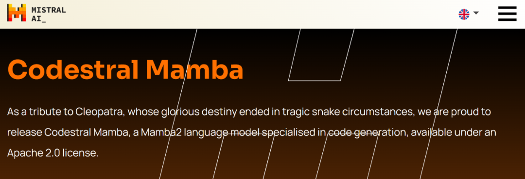 Mistral AI两连发:7B数学推理专用、Mamba2架构代码大模型
