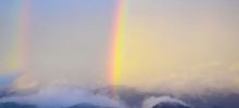 In summer, you must try shooting a rainbow