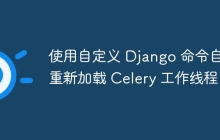 使用自定义 Django 命令自动重新加载 Celery 工作线程