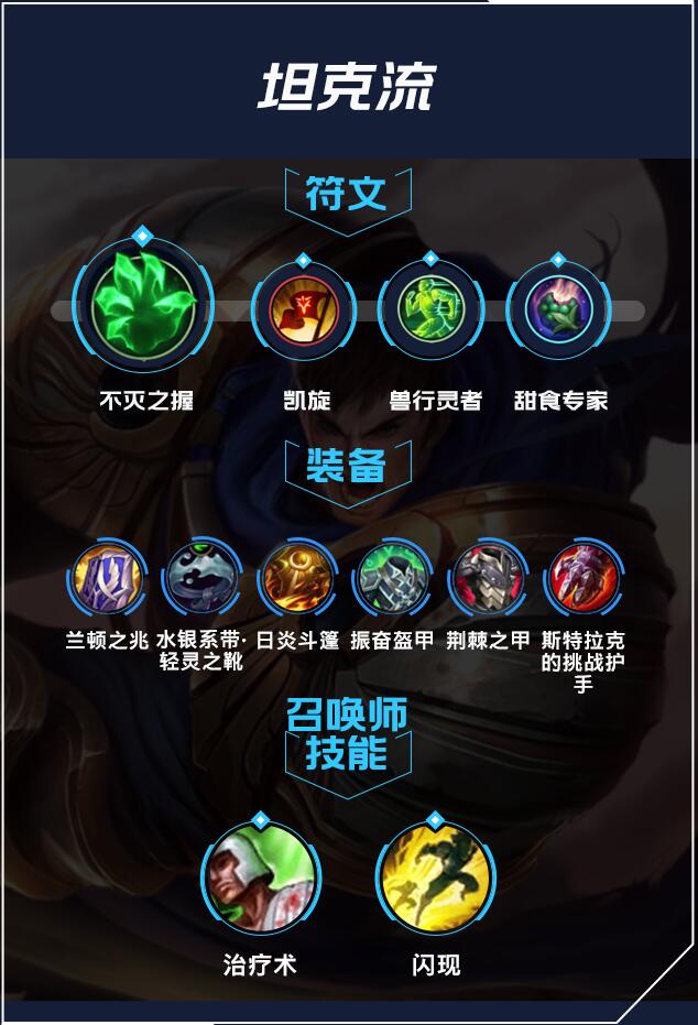 lol手游德玛出装天赋符文加点攻略