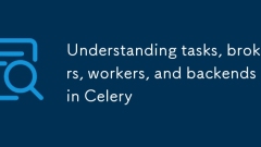 Understanding tasks, brokers, workers, and backends in Celery