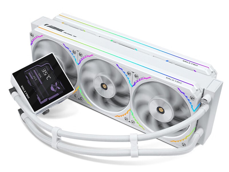 瓦尔基里 V36 AMG 一体式水冷散热器上架:双面风扇夹汉堡,7 月 29 日预售