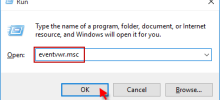 Read the Event Viewer Logs for Check Desk in Windows 10