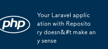 Aplikasi Laravel anda dengan Repositori tidak masuk akal