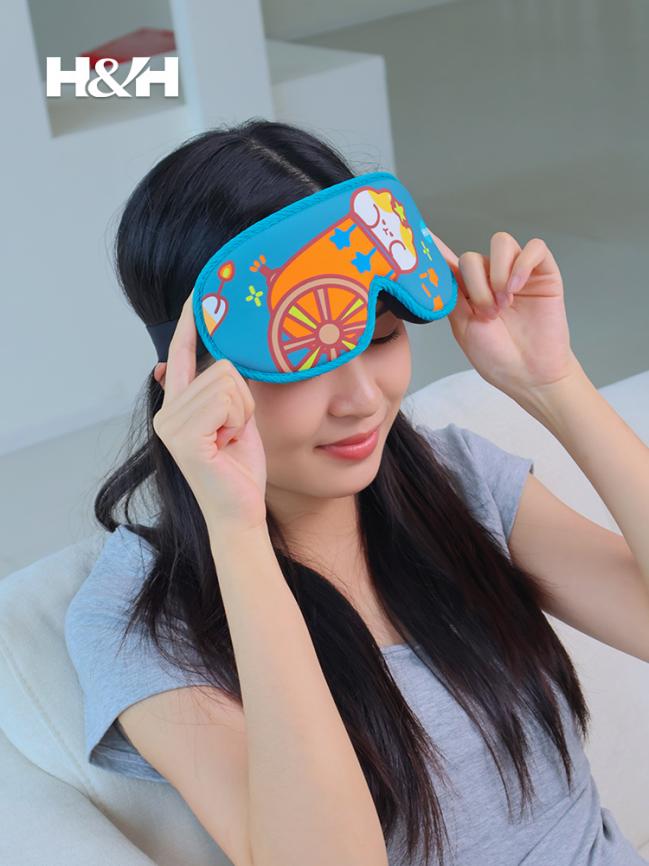 H&H x YOYOMILK联名石墨烯钛锗温热眼罩,节日送礼新选择,传递健康关爱