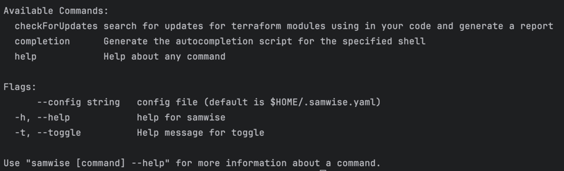 samwise-CLI: Penjejak pergantungan modul Terraform Sumber Terbuka