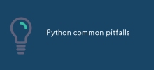 Python common pitfalls