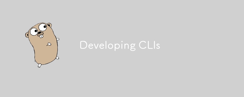 Développement de CLI