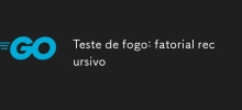 Brandtest: rekursive Fakultät
