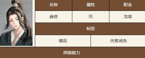 《如鸢》蜂使技能天赋介绍一览