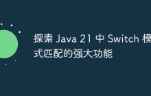 探索 Java 21 中 Switch 模式匹配的强大功能