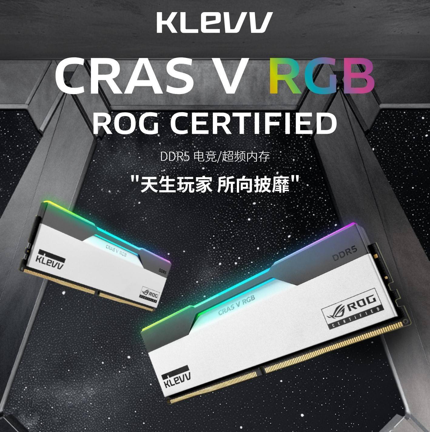rog认证来袭！科赋cras v rgb ddr5内存条有何魔力？