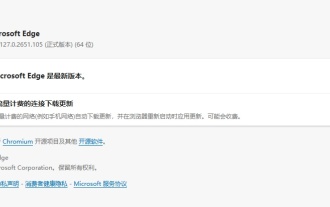 문서 업로드 시 충돌 문제를 해결하기 위해 Microsoft Edge 브라우저가 버전 127.0.2651.105로 업데이트되었습니다.