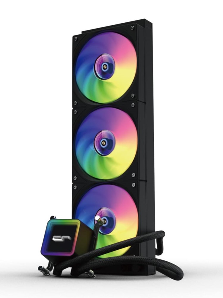 冷头 + 轴心双无限镜灯效,快睿推出 Rheo 系列一体式水冷散热器