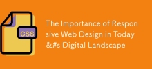 The Importance of Responsive Web Design in Today&#s Digital Landscape