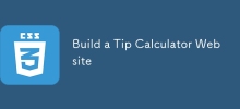 Build a Tip Calculator Website