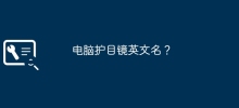 コンピュータ用ゴーグルの英語名は何ですか?