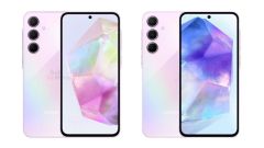 Photo du matériel promotionnel du téléphone portable Samsung Galaxy A35/A55 5G exposée?: les performances du NPU ont augmenté jusqu'à 167?%