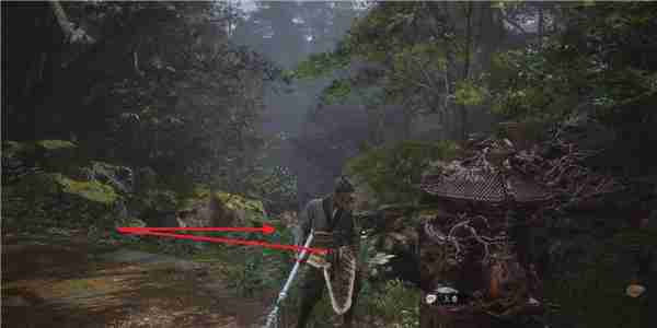 黑神话悟空黑风山打坐蒲团位置