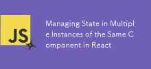 Managing State in Multiple Instances of the Same Component in React