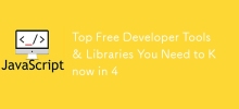 Top Free Developer Tools & Libraries You Need to Know in 4