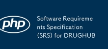 Software Requirements Specification (SRS) for DRUGHUB