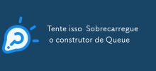 Try this Overload the Queue constructor