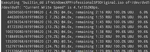 怎么从linux命令行刻录镜像文件到dvd光盘中 
