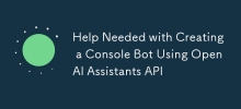Bantuan Diperlukan dengan Mencipta Bot Konsol Menggunakan OpenAI Assistants API