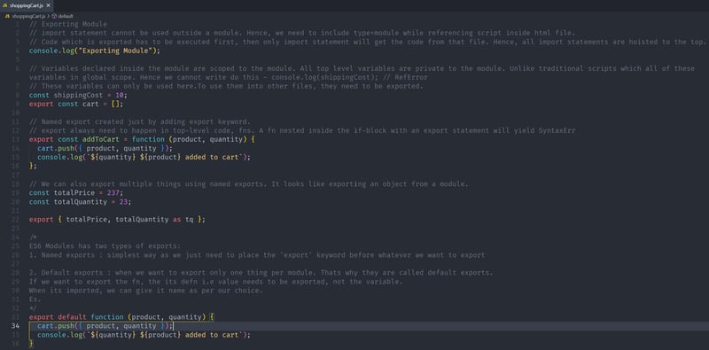 javascript 模块